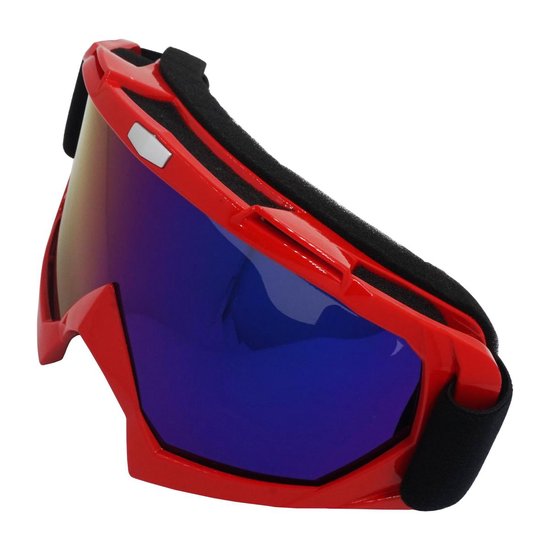Pro Care Excellent Quality® Artic TPU Ultra Licht Frame Skibril Dames Heren - Skibrillen - PC Blauw Anti Fog Lens - Rood