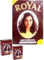 Royal Henna Bruin Haarkleuring  4 doosjes van 60 gram