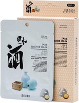 Mitomo Facial Sheet Mask with Sake – Japans Verzorgende Gezichtsmasker met Sake Rijstwijn - Japans Beauty Face Mask – Skincare - 20 POPULAIRSTE Ingrediënten – 6 Stuks