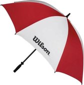 Wilson 62 Inch Double Canopy Golfparaplu - Rood Wit