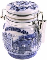 Matix - weckpot keramiek  - Delftsblauw - Amsterdam