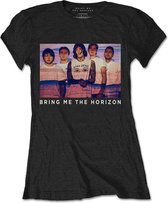 Bring Me The Horizon Dames Tshirt -L- Photo Lines Zwart