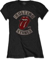 The Rolling Stones Dames Tshirt -L- Tour 1978 Zwart