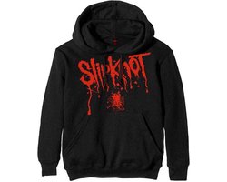 Slipknot - Splatter Hoodie/trui - met rug print - L - Zwart