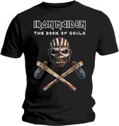 Iron Maiden - Axe Colour Heren T-shirt - L - Zwart