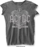 AC/DC - Black Ice Dames T-shirt - L - Grijs