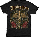 Motley Crue Heren Tshirt -L- Exquisite Dagger Zwart