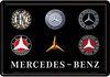 Metal Card - Mercedes-Benz -10x14cm