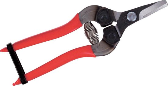 ARS Oogstschaar met Antislip Handgreep - Gebogen Korte Bek - 16 cm - Rood van Merkloos	 — afbeelding 3