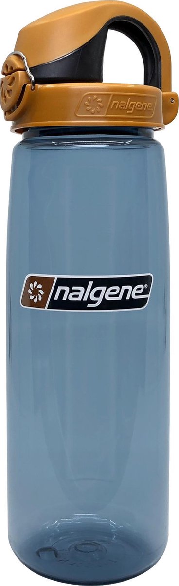 Nalgene OTF - drinkfles - 24oz - BPA free - SUSTAIN - Rhino w/Brown Black