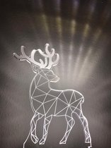 Lamp HERT 3D illusie Tafellamp Nachtlamp kleur WARM WIT