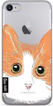 Casetastic Apple iPhone 7 / iPhone 8 / iPhone SE (2020) Hoesje - Softcover Hoesje met Design - Little Cat Print