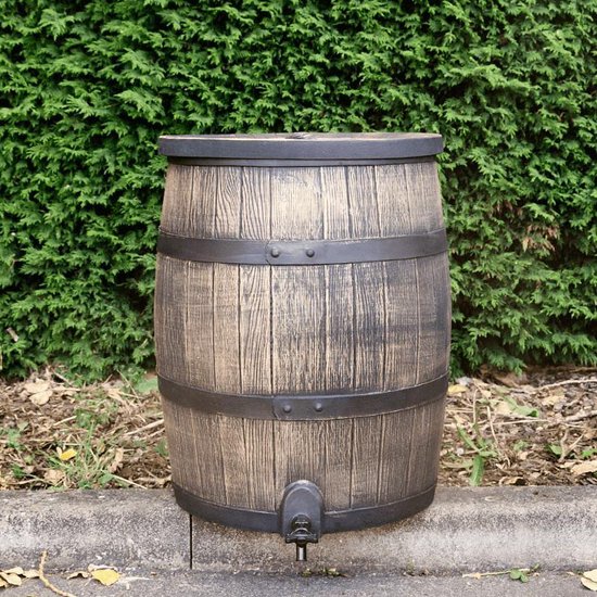 Regentonset Roto 120 liter + voet + vulautomaat