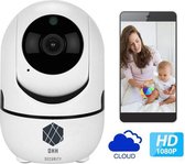 Ons Best Verkochte & Beveiligde Babyfoon van DHH Security© van Elite Quality, WiFi Security Camera, Motion en Geluid Detectie, Nachtvisie, 1080p, Two-Way Audio, iOS + Android App Besturing, SD Card + Cloud Storage, Draadloze Beveiligingscamera,