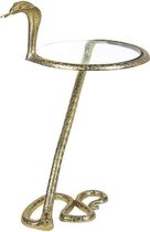 &Klevering Bijzettafel Cobra Slang - goud - H 74 cm