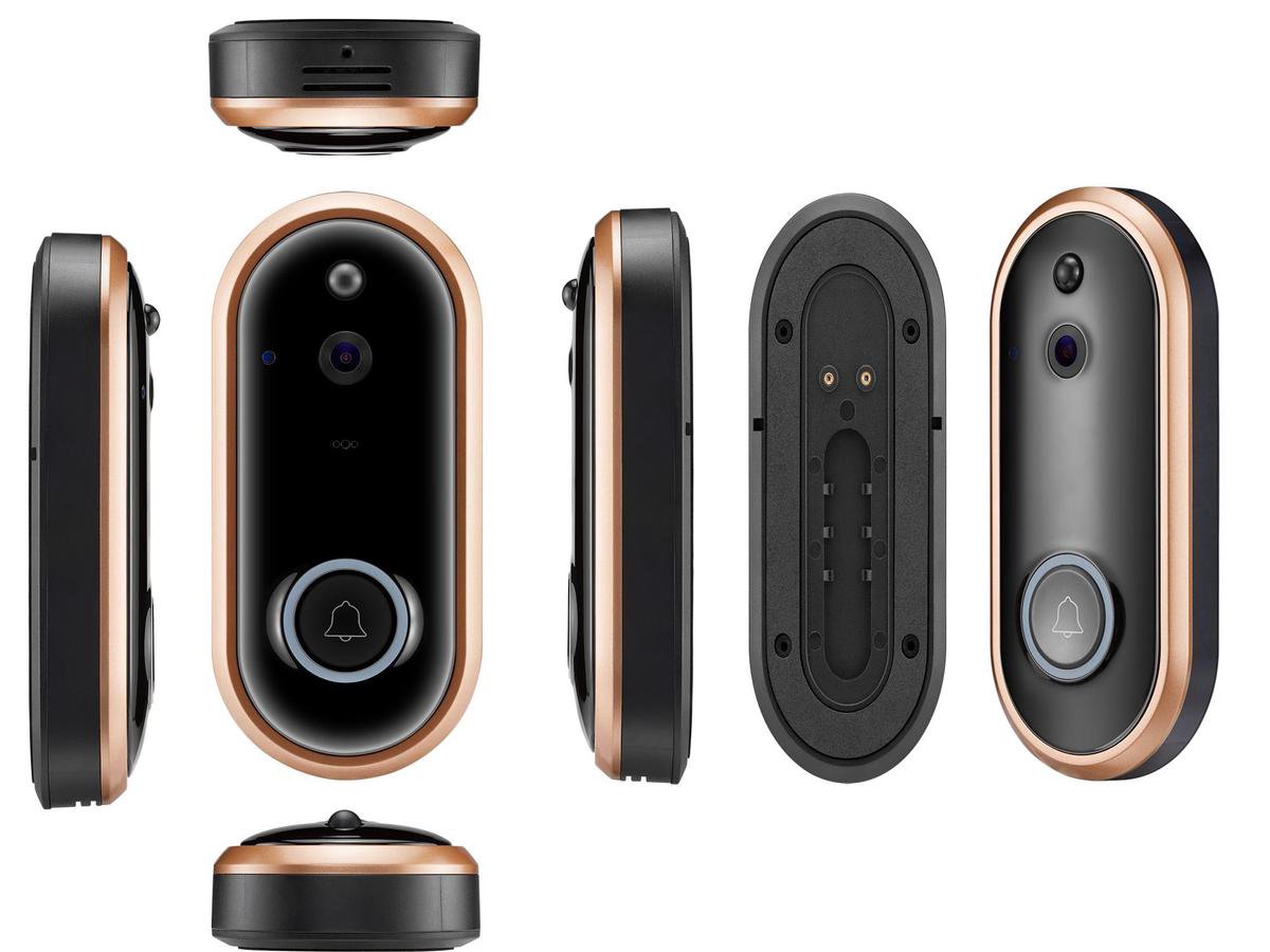 Deurbel Ring Deurbel met Camera Draadloos SD Kaart Inclusief