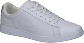 Lacoste Carnaby Evo Witte Sneakers  Heren 44