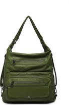 Bagwise®  Schoudertas  - Rugzak - Dames - 2in1 -(1788) Groen
