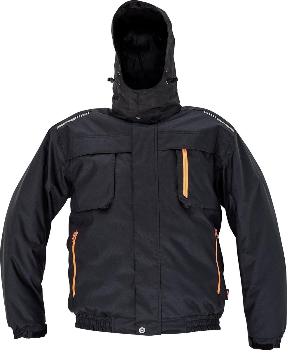 SafeWorker RIJN jas winter 03010571 - Zwart - 3XL