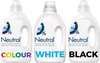 foto van Neutral Wasmiddel Wit. Kleur en Zwart Parfumvrij - 3 x 20 wasbeurten - Voordeelverpakking