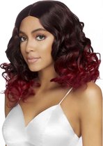 Curly ombre long bob wig