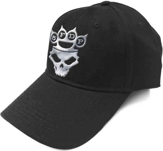 Casquette de baseball Five Finger Death Punch Logo Sonic Argent Noir