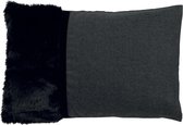 STEFANIE - Kussenhoes Zwart 40x60 cm