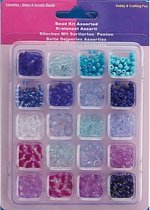 Vaessen Creative Kralen - Acryl - Kit acryl/glas 6/0 - Assortiment