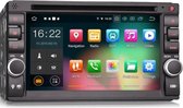 Voltario® 6.2 “ Autoradio universeel inclusief navigatie,bluetooth, DVD en Octa core. Android 9.0