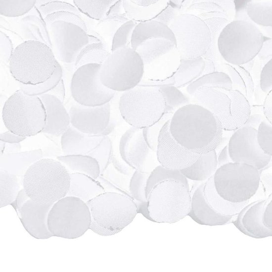 Confettis de luxe 2 kilo couleur blanc - Décoration de fête / décoration