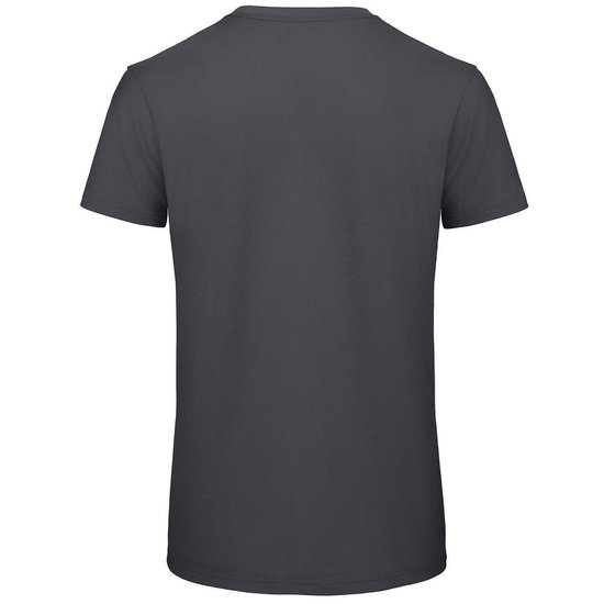 Senvi 5 pack T-Shirt -100% biologisch katoen - Kleur: Donker Grijs - S