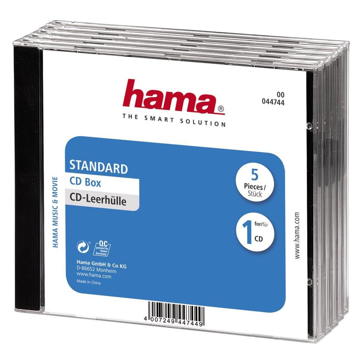 Hama Cd Box - 5 stuks / Geseald
