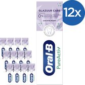 12x Oral-B Tandpasta PureActiv Glazuur Care 75 ml