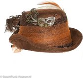 Steampunk mini hoed Alina