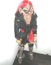 Zombie Piraat Kostuum | Volwassenen | One-Size | Halloween | Verkleedkleding