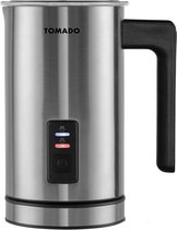 Tomado TMF1201S - Elektrische Melkopschuimer - Warm en koud opschuimen - Verwarmen  - Cappuccino maken – RVS