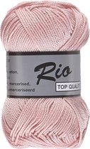 Lammy yarns Rio katoen garen - licht roze (708) - naald 3 a 3,5 mm - 1 bol