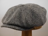 Stetson Hatteras 'Peaky Blinders' visgraat grijsbruin maat 57
