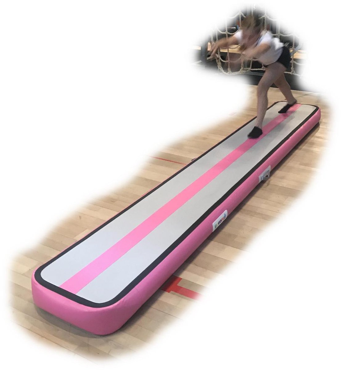 COSTWAY Evenwichtsbalk, 210 cm, opvouwbare gymnastiekbalk, evenwichtsbalk tot 70 kg belastbaar, draagbare balk met draaggrepen, gymnastiek balansbalk voor thuisgymnastiek (blauw COSTWAY Evenwichtsbalk, 210 cm, opvouwbare gymnastiekbalk, evenwichtsbalk tot 70 kg belastbaar, draagbare balk met draaggrepen, gymnastiek balansbalk voor thuisgymnastiek (blauw