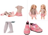 Götz poppenkleding chique kledingset voor pop van 45-50 cm, excl pop