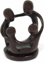 Bol Com Beeldje Polystone Familie Van 4 Personen 9 Cm