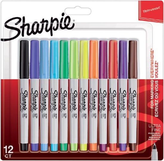 Sharpie kleren wassen