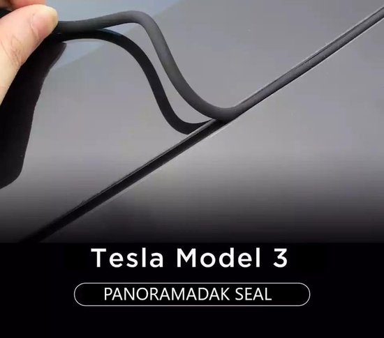 Tesla Model 3 Panorama Roof Noise Reduction Set Isolation Comfort