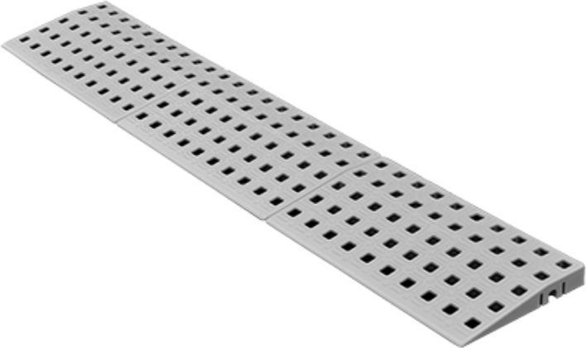 Goedkoopste Drempelhulp Binnen - 1,8 cm (H) x 125 cm (B) - Verstelbare Oprijplaat / Drempelplaat - Oprijhelling - 1 laags
