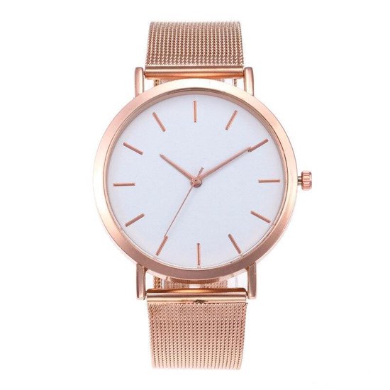 WiseGoods WS1161 - Minimalist Quartz Horloge - Luxe Horloge Voor Dames - Watch - Rose