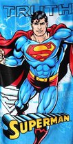 Super-Man badhanddoek strandlaken - 100% katoen - Superman handdoek