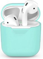 Siliconen case geschikt voor Apple Airpods - Turquoise