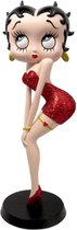 Betty Boop Klassieke Pose Beeld (Rood Glitter)