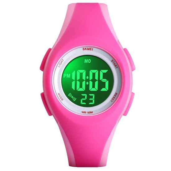 Kinderhorloge – Stopwatch – Waterdicht – Roze