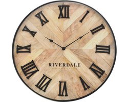 Riverdale klok Nate bruin 60 cm